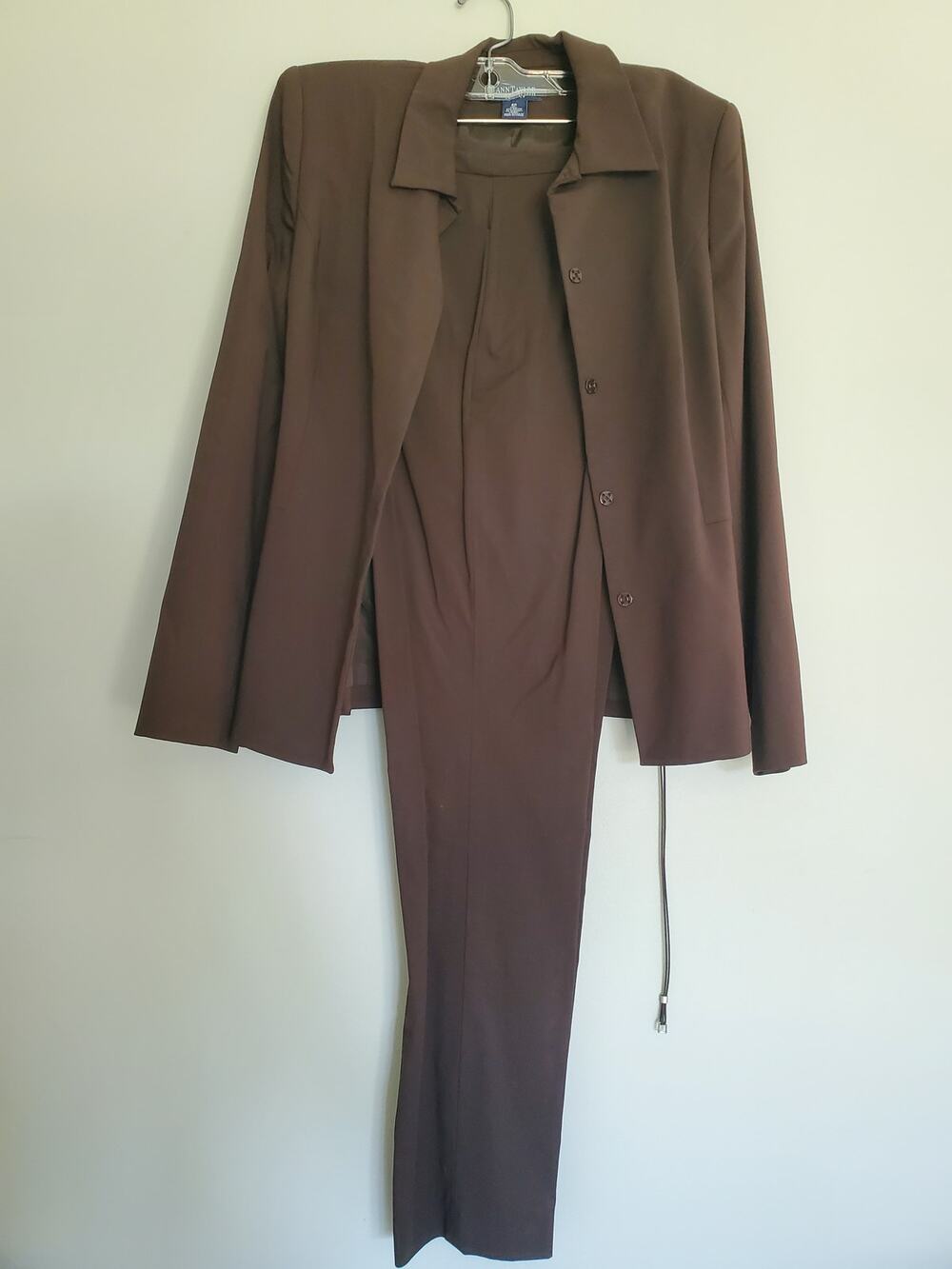 Vintage Ann Taylor Brown Petite Matching Set